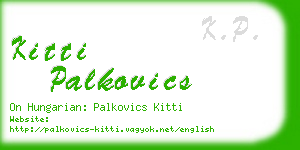 kitti palkovics business card